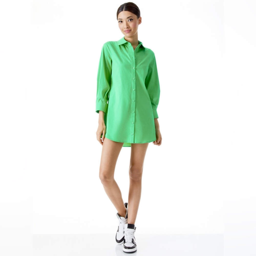 Alice + Oliva Dimitri Dress Garden Green NWT